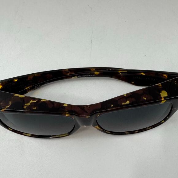 Jonathan Paul Fitovers Timeless Large Polarized Sunglasses Brown Yellow - Picture 3 of 7